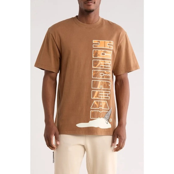 Icecream Other - ICECREAM Big Time Oversize Graphic T-Shirt Toffee Size M